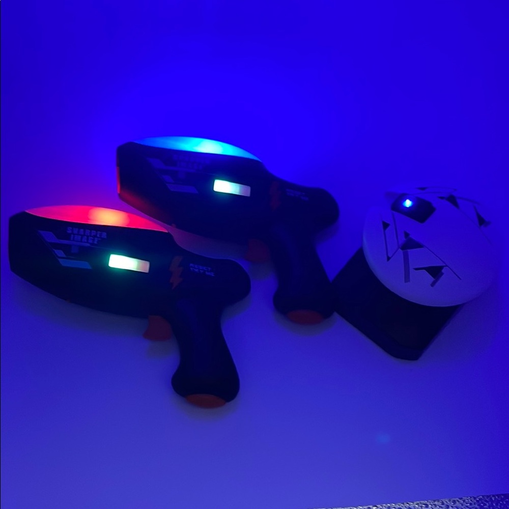Sharper Image Laser Tag Set - Black and Blue